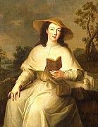 Jean-Baptiste Santerre Portrait de Louise Adeaide d'Orleans oil painting on canvas